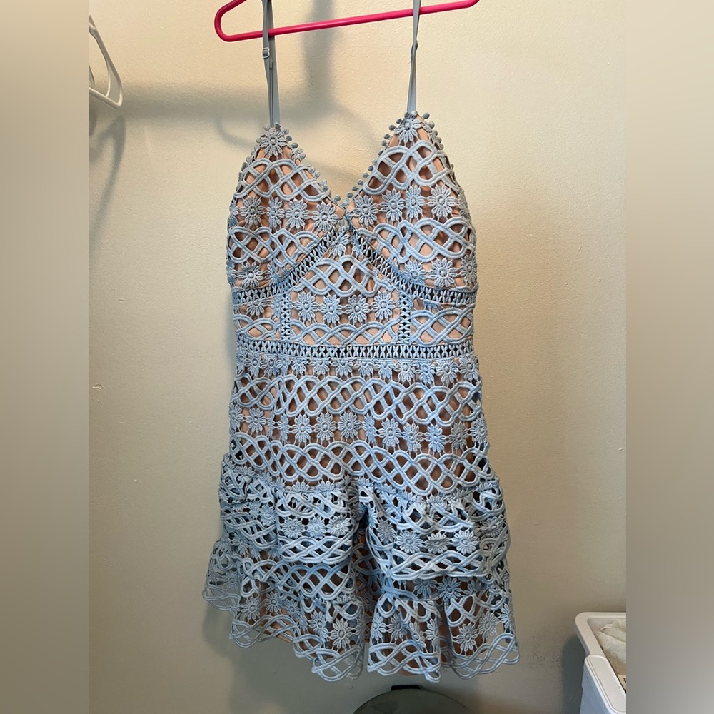 Lulu's Blue Mini Dress w